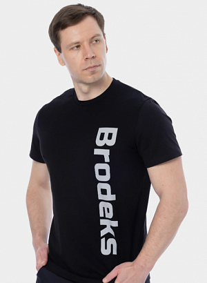 Футболка Brodeks KS704, черный