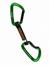 Оттяжка скалолазная с зелеными карабинами 0279 ver 0968.green