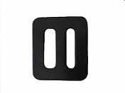 ver 1005 Пряжка 25 мм двухщелевая стальная (краска) S=3 мм